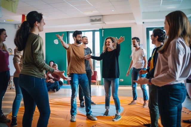 jeux improvisation team building 3 Moyenne