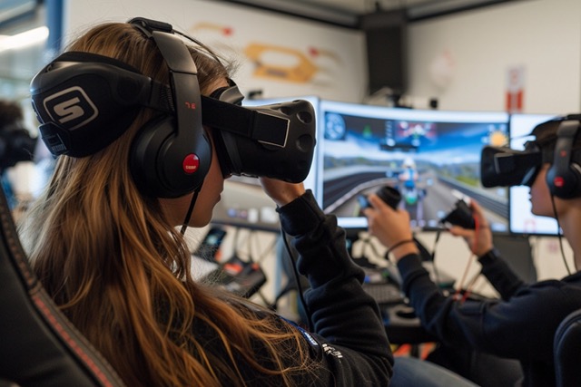 simulateur course vr team building 1