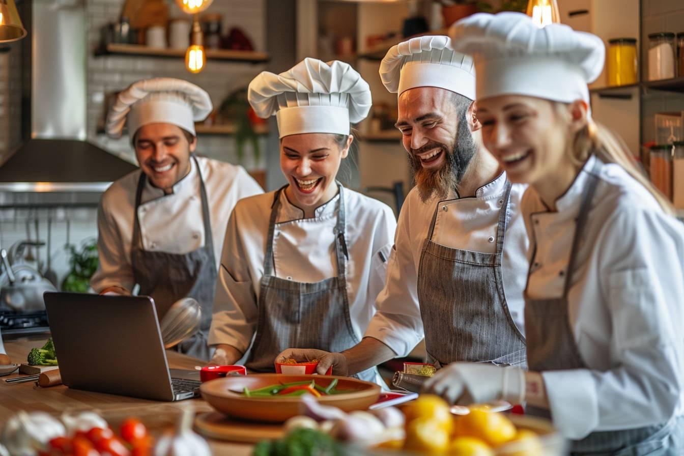Team building virtuel : cours de cuisine en visio pour renforcer la cohésion d'équipe