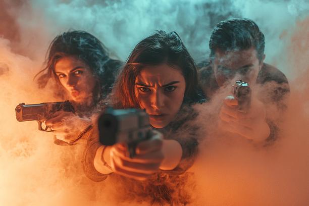 12 laser game mobile gonflable 1